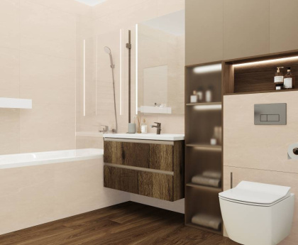 Stone Divine Beige Керамогранит бежевый 60х120 Матовый