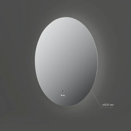 Зеркало с подсветкой в ванную круглое 60 AM.PM X-Joy M85MOX40601S сенсорное Зеркало с подсветкой в ванную круглое 60 AM.PM X-Joy M85MOX40601S сенсорное