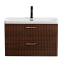 Тумба с раковиной подвесная BelBagno DUE 80 Rovere Nature, раковина белая Тумба с раковиной подвесная BelBagno DUE 80 Rovere Nature, раковина белая