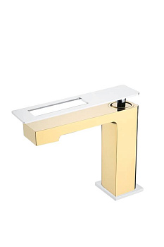 Смеситель Q для умыв. низ. GoldChrome_Комплект