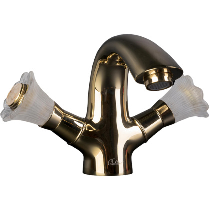 Смеситель для умывальника, Camelia золото_Комплект Смеситель для умывальника, Camelia золото_Комплект