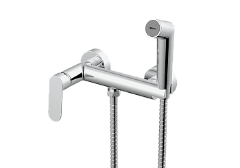 Смеситель Splenka настенный с гигиеническим душем S41.51