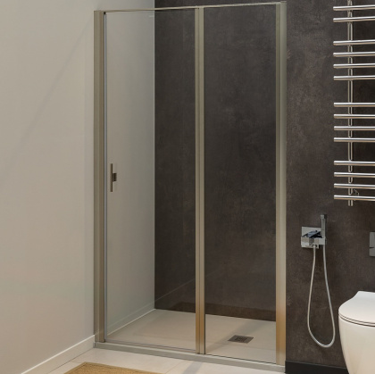 Душевая дверь Allen Brau Priority 100 3.31005.BA серебро браш Душевая дверь Allen Brau Priority 100 3.31005.BA серебро браш