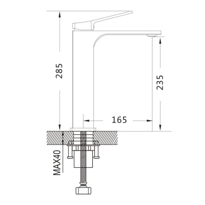 Смеситель для раковины Shevanik S61G S6111G Смеситель для раковины Shevanik S61G S6111G