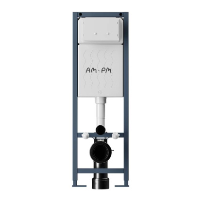 I012711.0301 ErgoFit инсталляция для подвесного унитаза с клавишей ErgoFit M пластик, белый глянец.евый