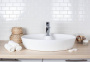 Керамическая мозаика Brick White Glossy 45x95, Brick & Metro