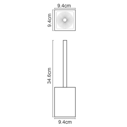 Abens K-3727 Щетка для унитаза Abens K-3727 Щетка для унитаза