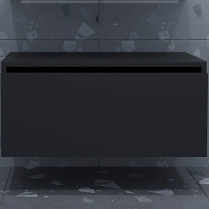 Ящик под столешницу 60см АНТРАЦИТ глянец VALLESSI UNO-S 897-060-A glossy Boheme