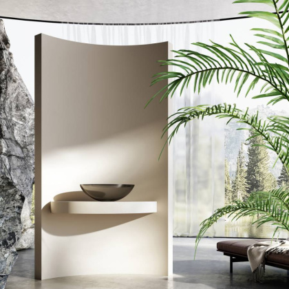 Раковина накладная прозрачная ABBER Kristall AT2802Onyx Раковина накладная прозрачная ABBER Kristall AT2802Onyx