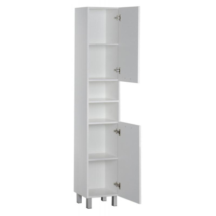 Шкаф-пенал для ванной Aquanet Доминика 35 белый Шкаф-пенал для ванной Aquanet Доминика 35 белый