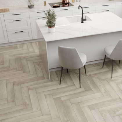 SPC ламинат Alpine Floor Light Parquet ЕСО 13-1 Дуб Фантазия (4мм/43/1,95м2) (600мм*125мм), м2
