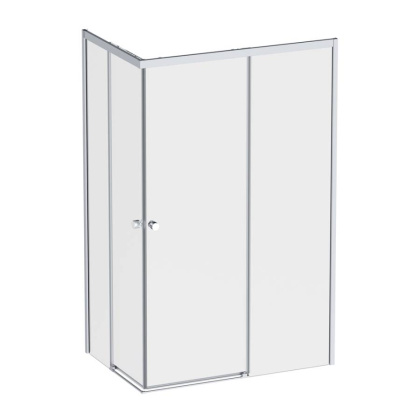 W94G-403-12080-MТ Душевое ограждение X-Joy Square Slide 120х80, мат Хром, прозрачное