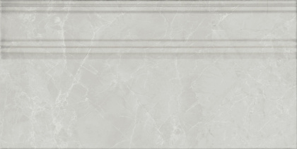 Плинтус Монте Тиберио серый глянцевый обрезной 20x40x1,6