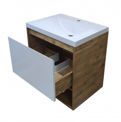 Комплект мебели Monaco Wood 600х480 подвесной 1 ящик (ШхГхВ) 598х476х607 Комплект мебели Monaco Wood 600х480 подвесной 1 ящик (ШхГхВ) 598х476х607