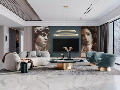 Ковер VT\A564\SG5918R Давид 1 коричневый (119,5см*238,5см*11мм) (1шт/2,85) матовый, м2