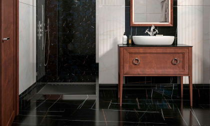 Декор TO17\14026 Греппи черный мозаичный 37.5*45*10 (уп\5шт), шт