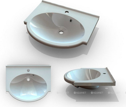 Раковина для тумбы Aquanet Лайн 60 marmite pernilla Раковина для тумбы Aquanet Лайн 60 marmite pernilla