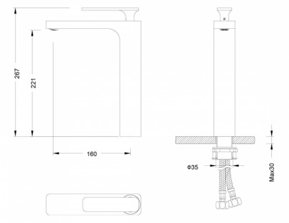 Смеситель Timo Torne 4311/00-16F white