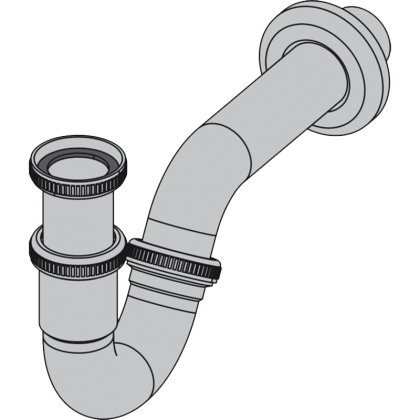 Сифон для биде DN32 металл Сифон для биде DN32 металл