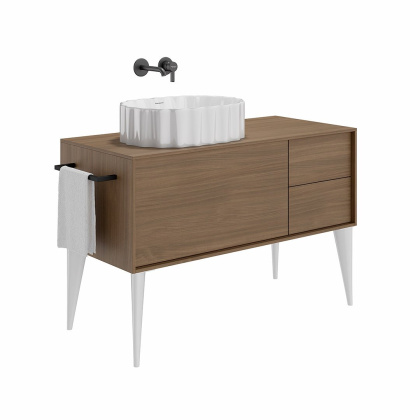 Ножки ATOLLO\CONO классические, белые матовые ATlg.32\CL