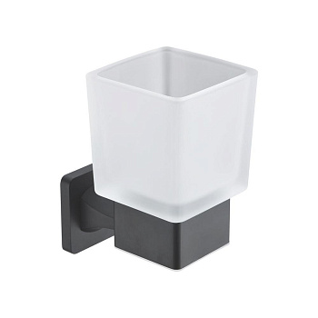 Стакан с керамическим держателем , RG1512H Rose, Черный