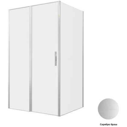 Душевой уголок Allen Brau Priority 120x100 3.31032.BA + 3.31047.BA серебро браш Душевой уголок Allen Brau Priority 120x100 3.31032.BA + 3.31047.BA серебро браш