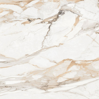Керамогранит K27_2 Statuario porshe Белый  (60смх60смх9мм) (4шт_1,44м2) Матовый, м2