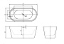 Акриловая ванна BELBAGNO BB306-1395 Акриловая ванна BELBAGNO BB306-1395