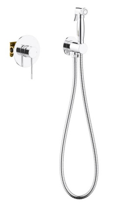 Смеситель Timo Saona 2389/00SM встроенный с гигиеническим душем, хром