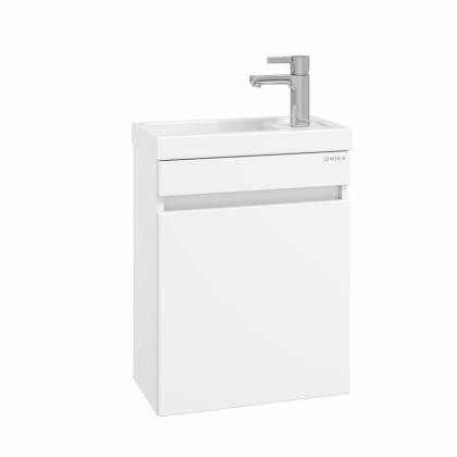 Тумба Onika Милтон 45 подвесная, белая (ум. Фостер 45)