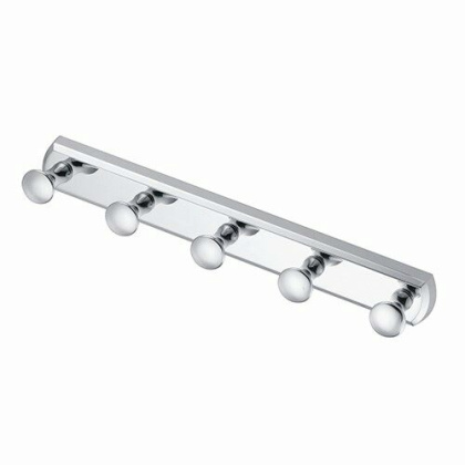 Крючки для ванной комнаты настенные, 30х4х4,5 см, хром, K-1075