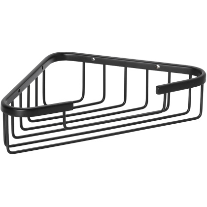 Полка корзина Bemeta Cytro 102308120 угловая, Черная матовая Полка корзина Bemeta Cytro 102308120 угловая, Черная матовая