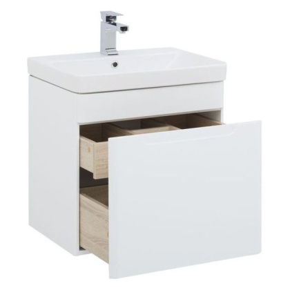 Тумба с раковиной Aquanet София 60 белый