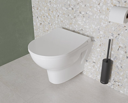 Унитаз подвесной VitrA Zentrum Rim-Ex 5795B003-0075 безободковый Унитаз подвесной VitrA Zentrum Rim-Ex 5795B003-0075 безободковый