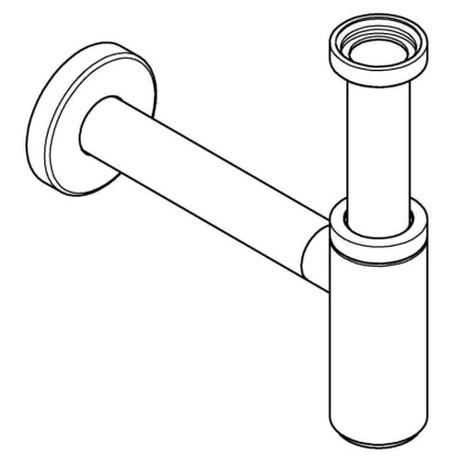 Сифон для раковины GROHE, 1 1/4″, хром (28912000) Сифон для раковины GROHE, 1 1/4″, хром (28912000)