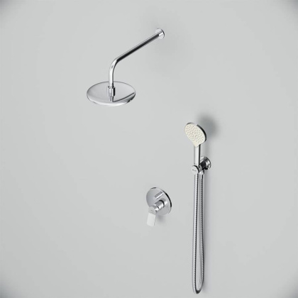 FP85A1RH20 X-Joy TouchReel, набор: Нажимной Смеситель д/в/душа, верхний душ 220 мм, держатель д/верхн.ду FP85A1RH20 X-Joy TouchReel, набор: Нажимной Смеситель д/в/душа, верхний душ 220 мм, держатель д/верхн.ду