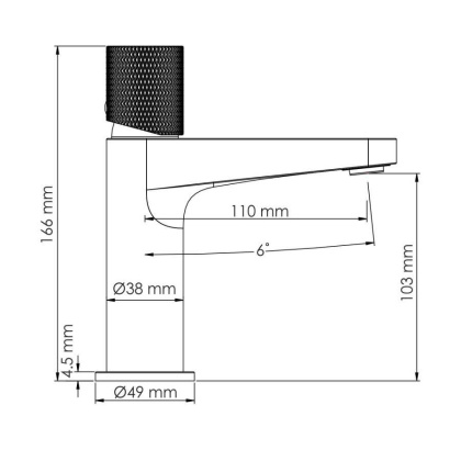 Смеситель для раковины WasserKRAFT Paar 8803 Смеситель для раковины WasserKRAFT Paar 8803
