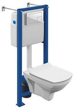 Комплект CARINA XL CO DPL EO slim + VECTOR + CORNER пластик белый
