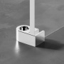 W94WI-80-F1-MTE Душевая перегородка X-Joy 80x195, стекло прозр. 6 мм + покрытие, фурнитура мат хром