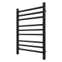 Полотенцесушитель электрический Point Вега PN71858B П9 500x800, диммер справа, черный Полотенцесушитель электрический Point Вега PN71858B П9 500x800, диммер справа, черный