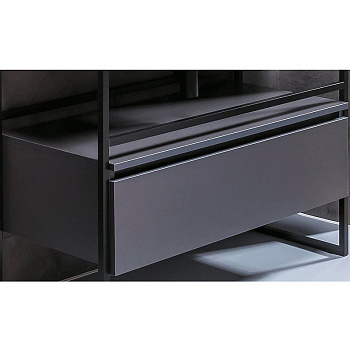 Ящик под консоль LOFT 100 Антрацит, 1 полка 894-100-A Boheme