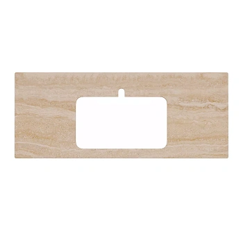 Столешница из керамогранита Риальто 120, бежевая, PL2.SG560420R\120