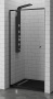 Душевая дверь RGW PA-02B, 04080200-14, 100 х 185 см распашная, черный