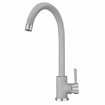 Смеситель для кухни Point PN3101AL серый