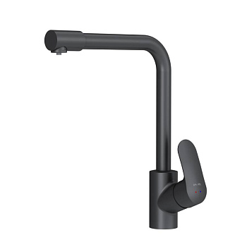 Смеситель Am.Pm Like F8005722 для кухонной мойки, Черный