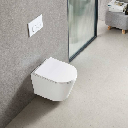 Унитаз подвесной Tornado Piatti VT1-11T безободковы, цвет белый, ультратонкое soft-close сиденье Унитаз подвесной Tornado Piatti VT1-11T безободковы, цвет белый, ультратонкое soft-close сиденье