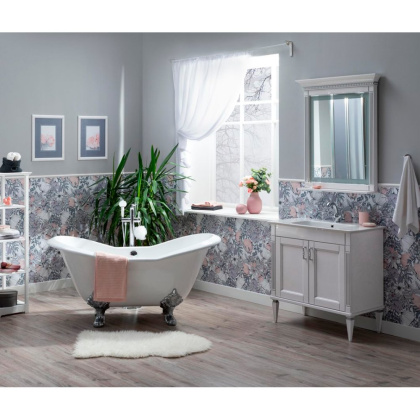 Комплект мебели Aquanet Селена 70 белый, серебро Комплект мебели Aquanet Селена 70 белый, серебро