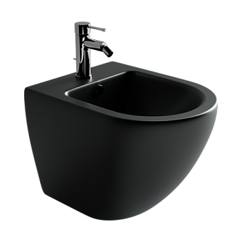 Биде подвесное Ceramica Nova Metropol CN4003MB, черное матовое