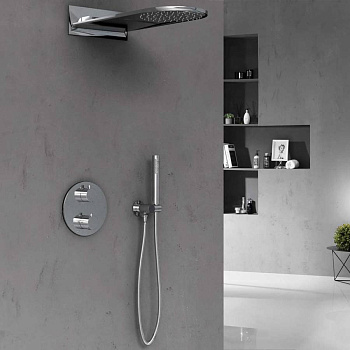 Душевой комплект VSFW-104TCH термостатический встраиваемый, двухрежимный, хром Душевой комплект VSFW-104TCH термостатический встраиваемый, двухрежимный, хром