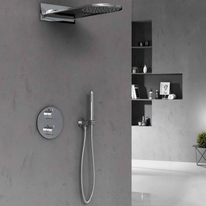 Душевой комплект VSFW-104TCH термостатический встраиваемый, двухрежимный, хром Душевой комплект VSFW-104TCH термостатический встраиваемый, двухрежимный, хром